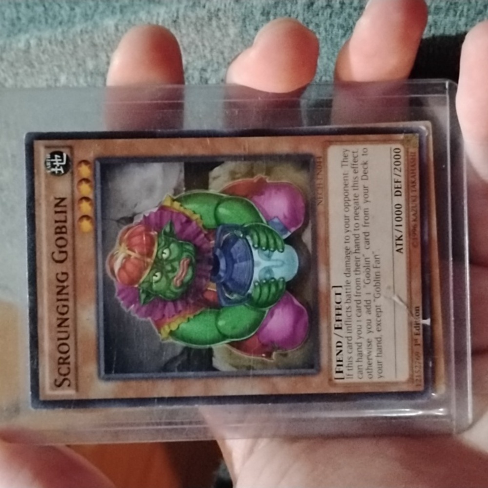 Scrounging Goblin NECH-EN044 Yu-Gi-Oh! Card Light Play 1st Edition